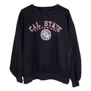 CAL STATE NORTHERN x JANSPORT x VINTAGE‎ 90s Collegiate crewneck L